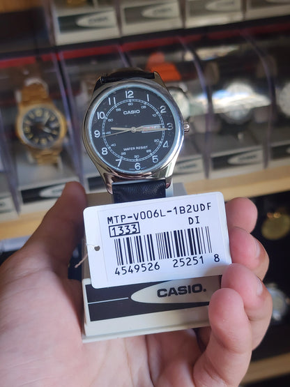 Casio leather mtp 006