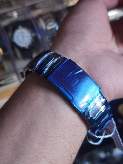 Naviforce double dial full blue