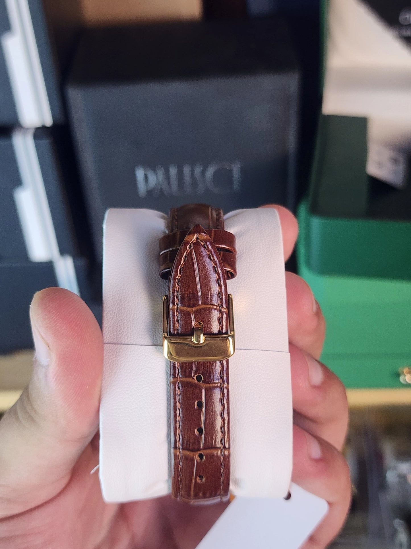 ORSGA women brown leather