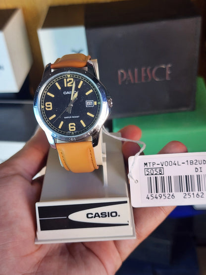 Casio mtp v004 brown leather