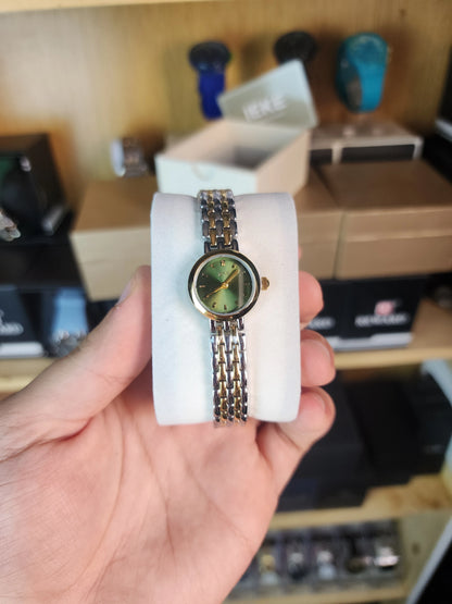 Ieke women classic two tone green dial