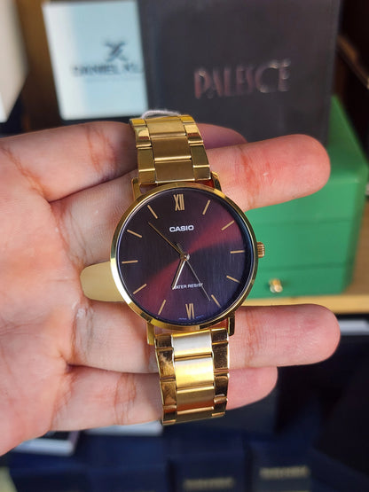 Casio mtp v1016 chocolate dial