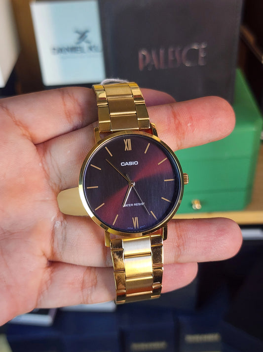 Casio mtp v1016 chocolate dial