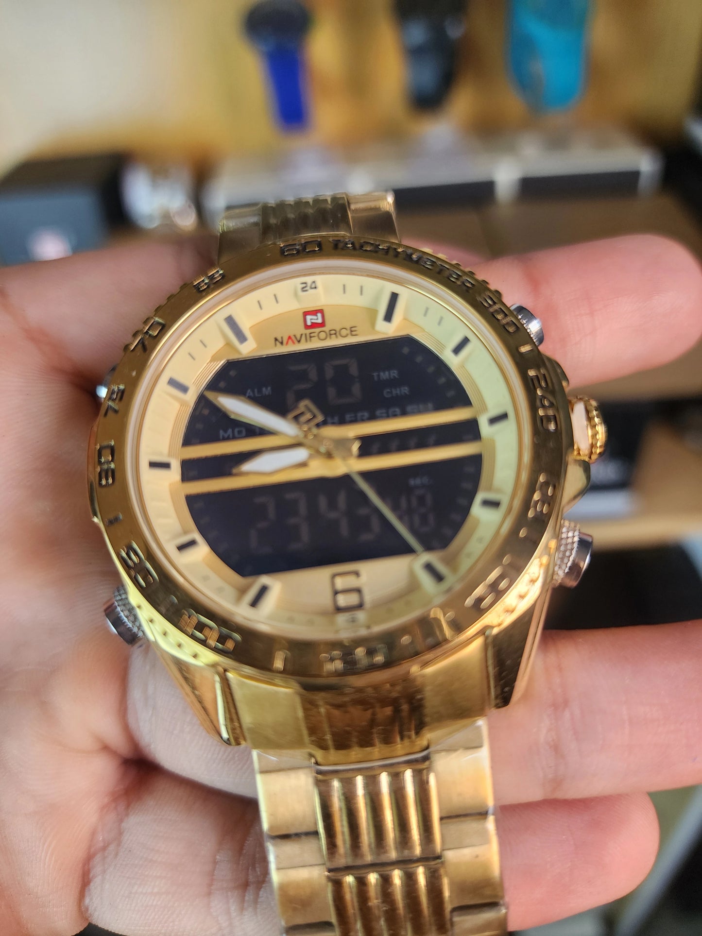 NAVIFORCE full gold double mode