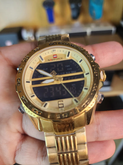 NAVIFORCE full gold double mode