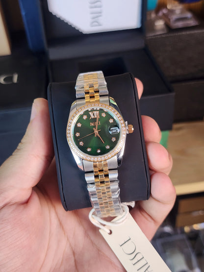 Palesce jubilee two tone olive green women