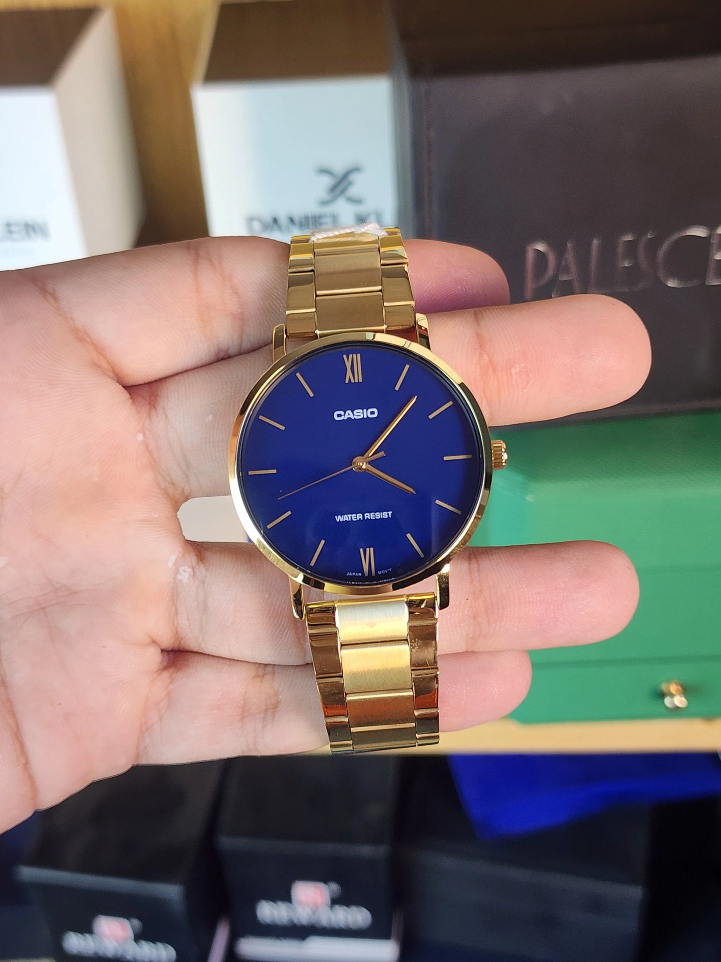Casio mtp v1016 blue dial