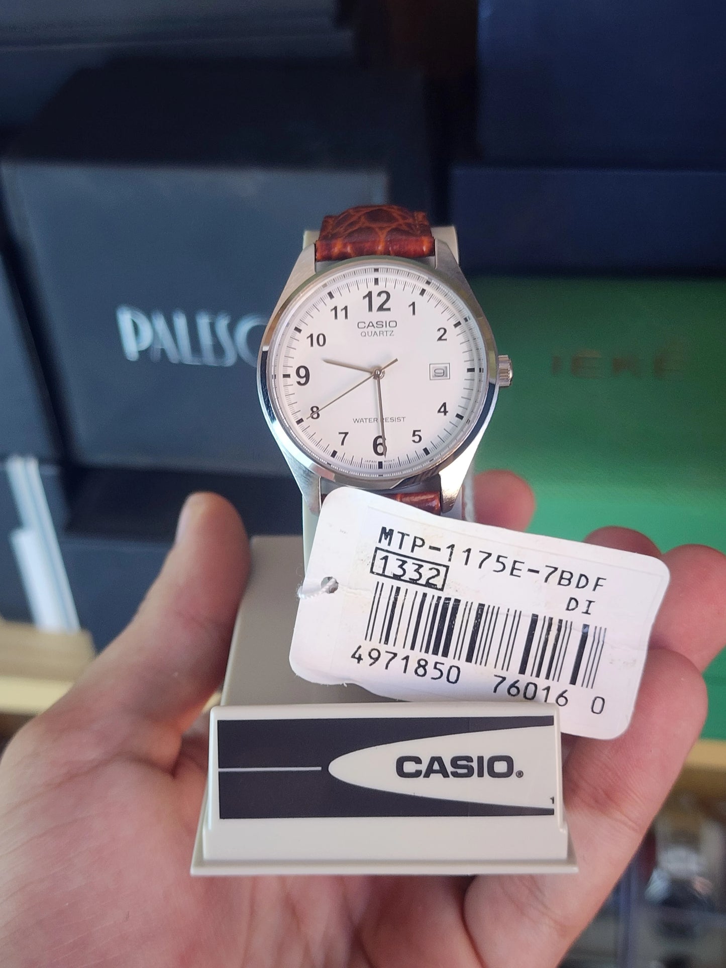 Casio MTP 1175E croco vintage