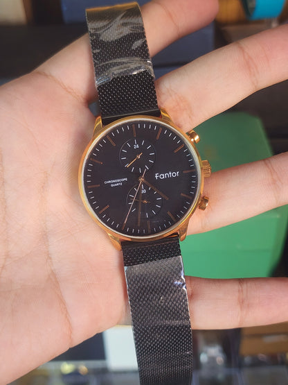 Fantor original full black gold case