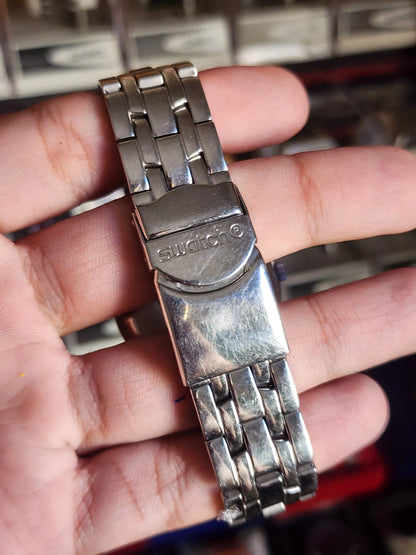 Swatch irony blue dial