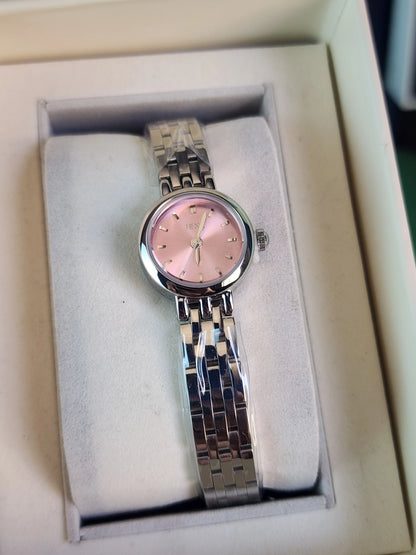 Ieke round rose dial women