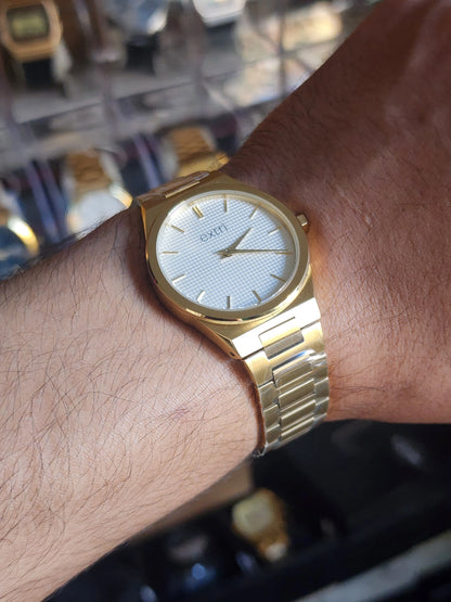 EXTRI full gold white dial